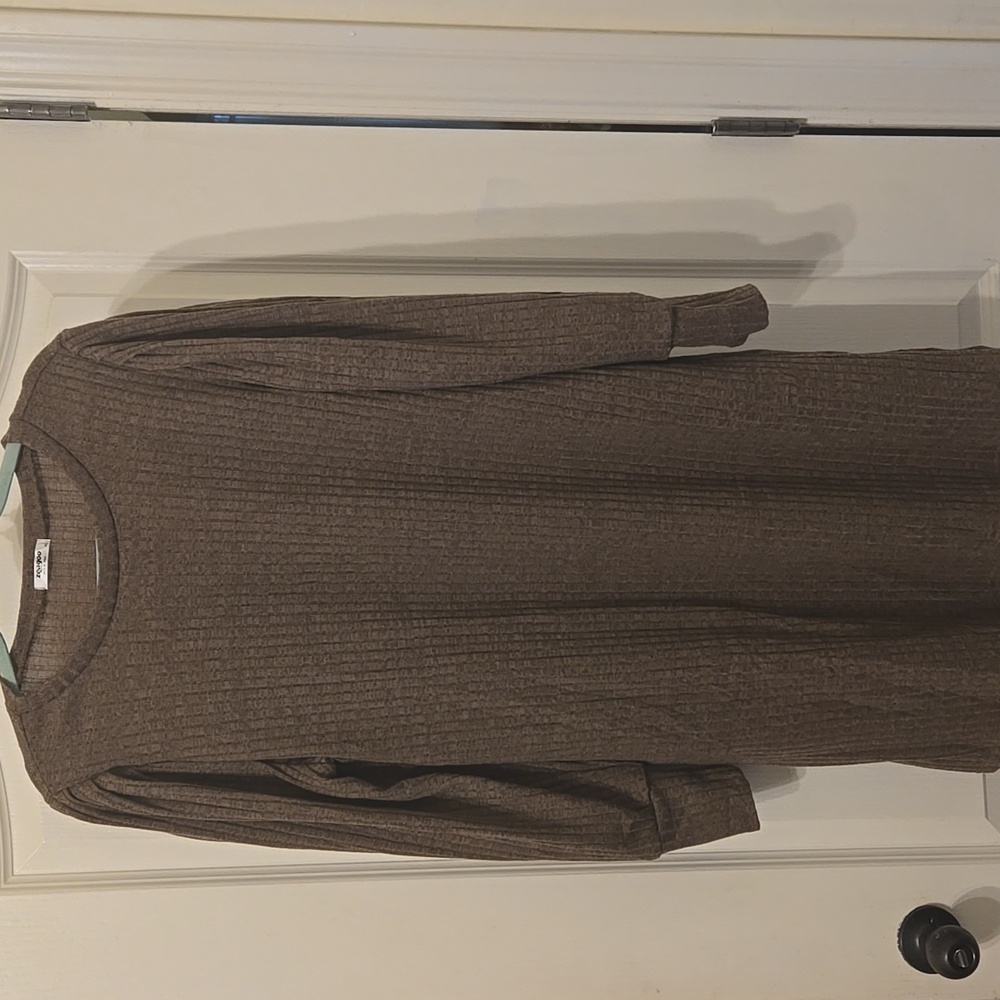Zeagoo Brown Sweater Dress Size XL